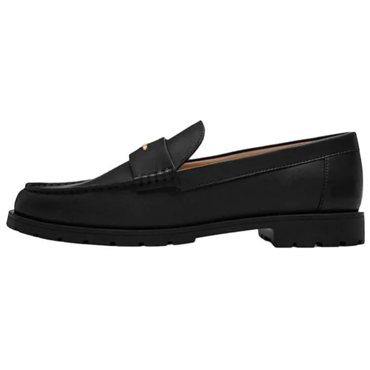 COACH Janie Loafers 2.5cm Women's Black