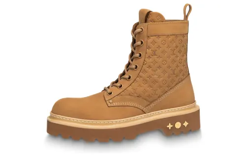 LOUIS VUITTON Ranger Ankle Boots Men's Brown