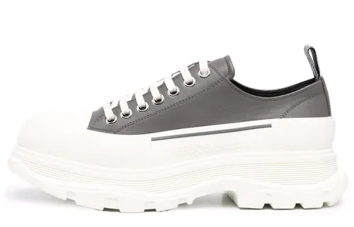 Alexander McQueen Tread Slick Sneakers 'Grey White'