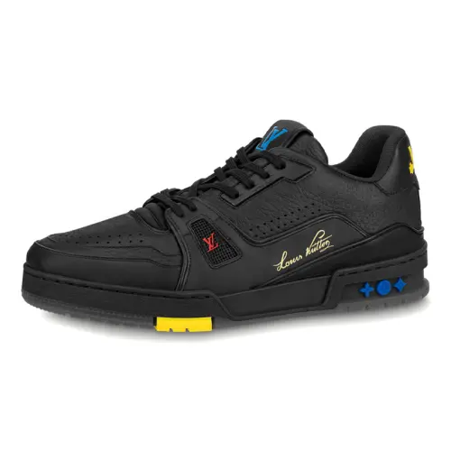LOUIS VUITTON Trainer 'Black Leather'