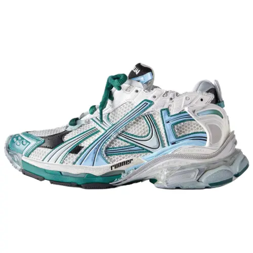 Balenciaga Runner White Green Blue