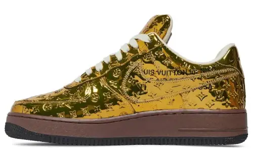 Nike X LOUIS VUITTON Lv Air Force 1 Low 'Gold'