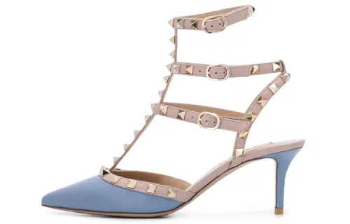 Valentino Rockstud Slim Heel High Heels 7CM Women's