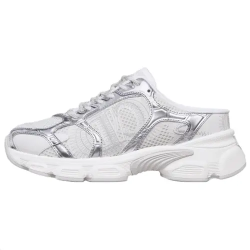 DIOR Chrono Fabric Low top Chunky Sneakers Women's Silver
