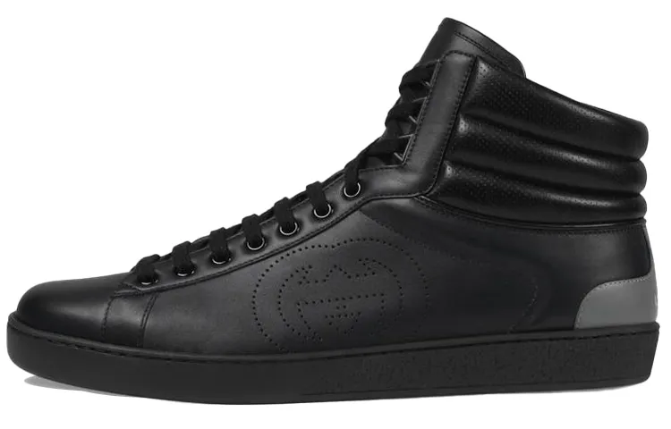 GUCCI Ace High Top Gg Black