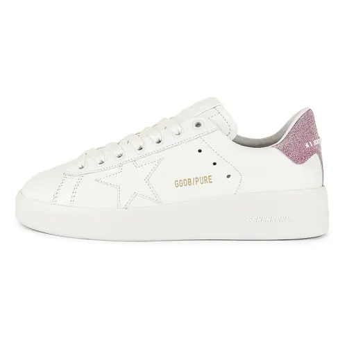 Golden Goose Purestar Stylish Skateboarding Shoes Women's White