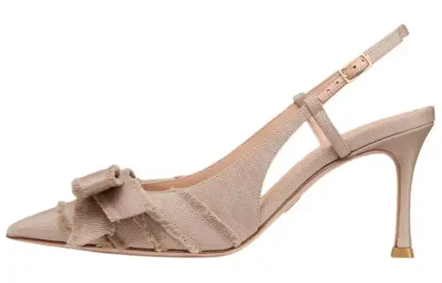 DIOR Adiorable Slim Heel High Heels 8cm Women's Light Brown