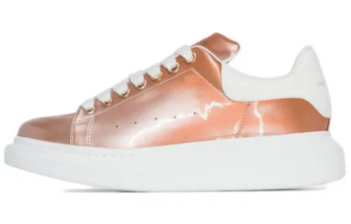 Alexander McQueen Oversized Sneakers 'Metallic Pink' Women's