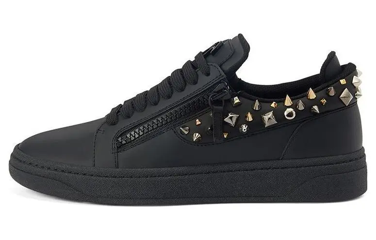 Giuseppe Zanotti GZ94 stud-embellished double-zip low-top sneakers