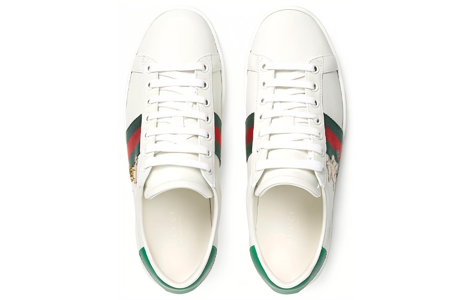 Женские кеды Gucci ACE (белые) — фото 5