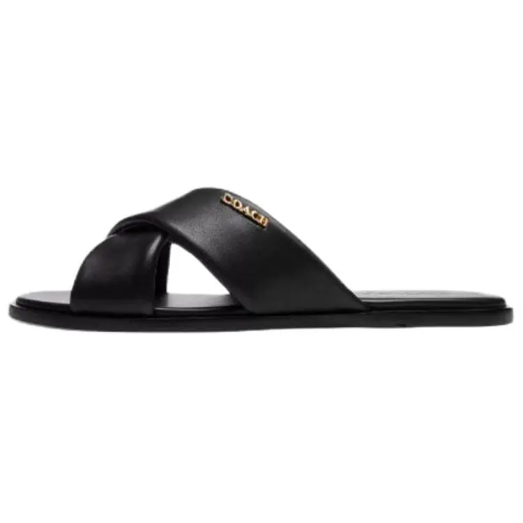 COACH Slide Slippers Women's Black