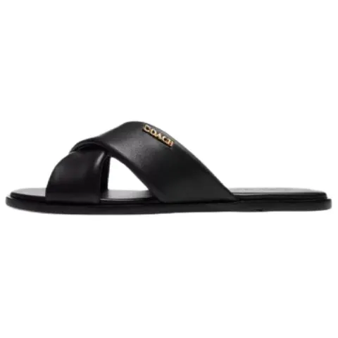 COACH Slide Slippers Women's Black