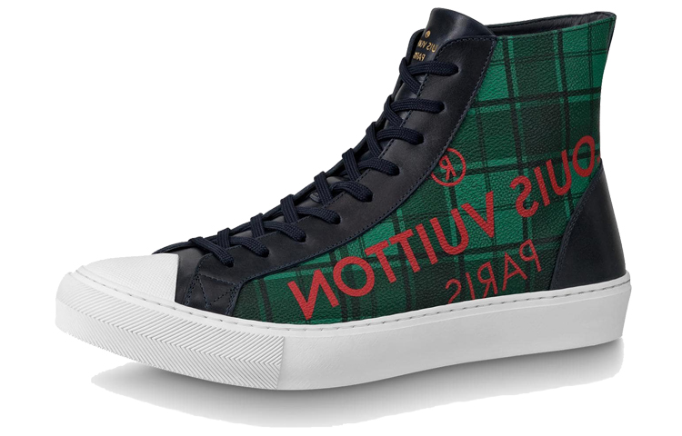 LOUIS VUITTON Tattoo High Top Damier Tartan