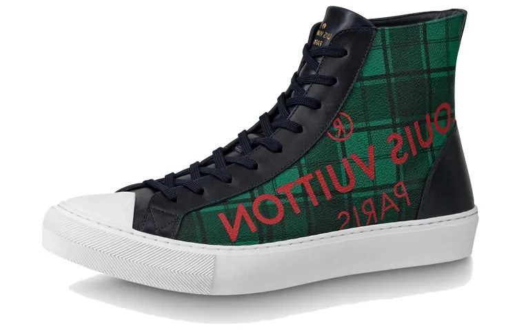 LOUIS VUITTON Tattoo High Top Damier Tartan
