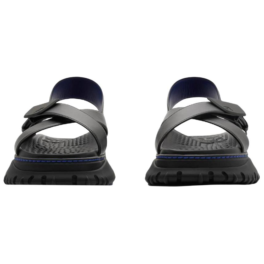 Burberry Crossover-straps Leather Sandals