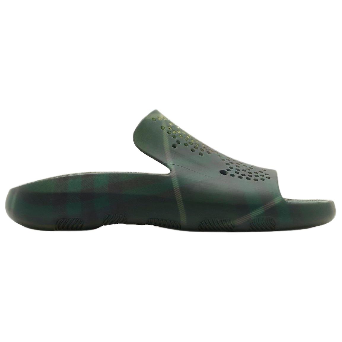 Burberry Slide Slippers Men's Green