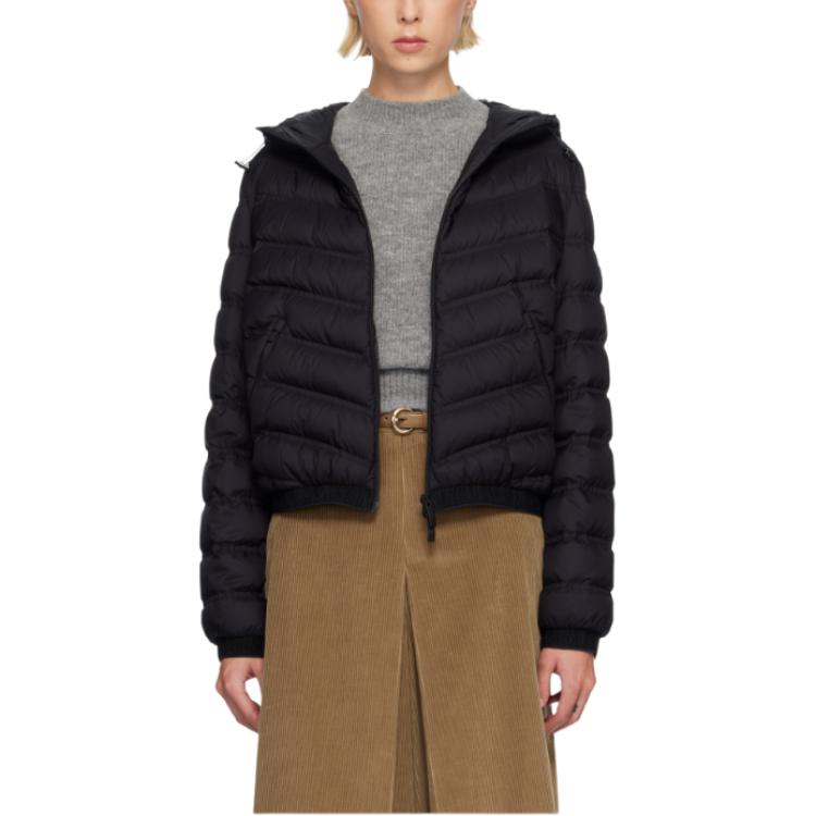 Женская куртка Moncler Пуховая (черная)