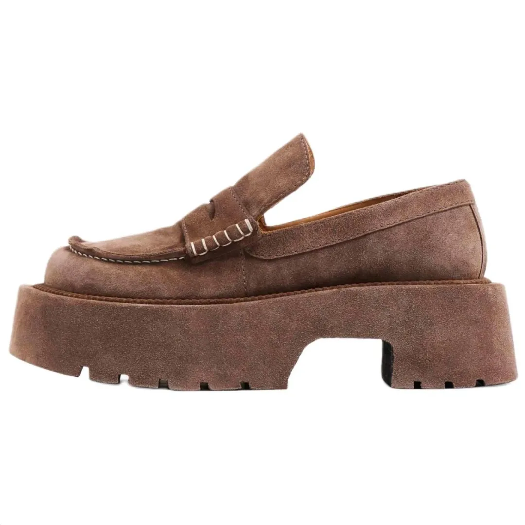 JW Anderson 50mm Leather Platform Loafers Women's