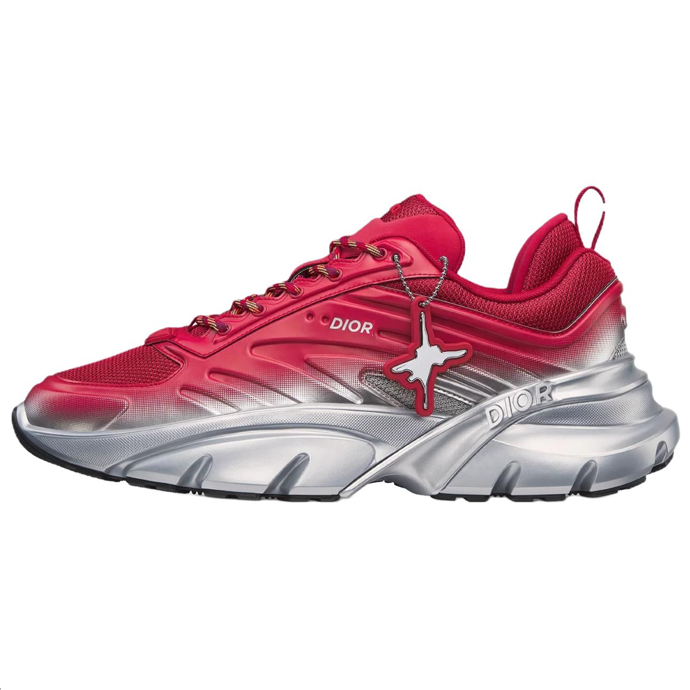 DIOR Lewis Hamilton B44 Blade Low top Chunky Sneakers Men's Gradient Red Limited Edition Numbered Edition