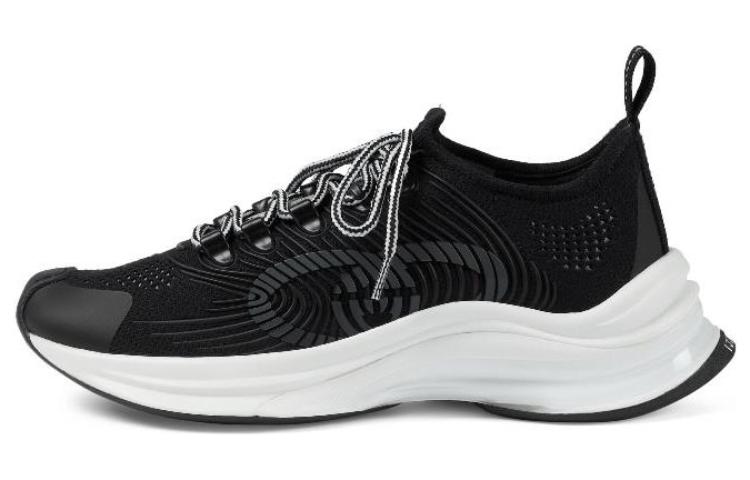 Женские кроссовки Gucci RUN (черные)