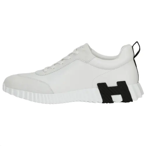 HERMES Bouncing Low top Casual Shoes Men's White