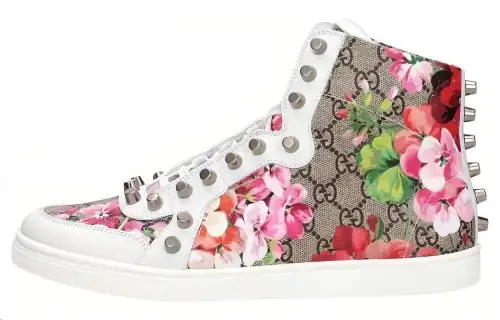 GUCCI High top Skateboard Shoes Women's White