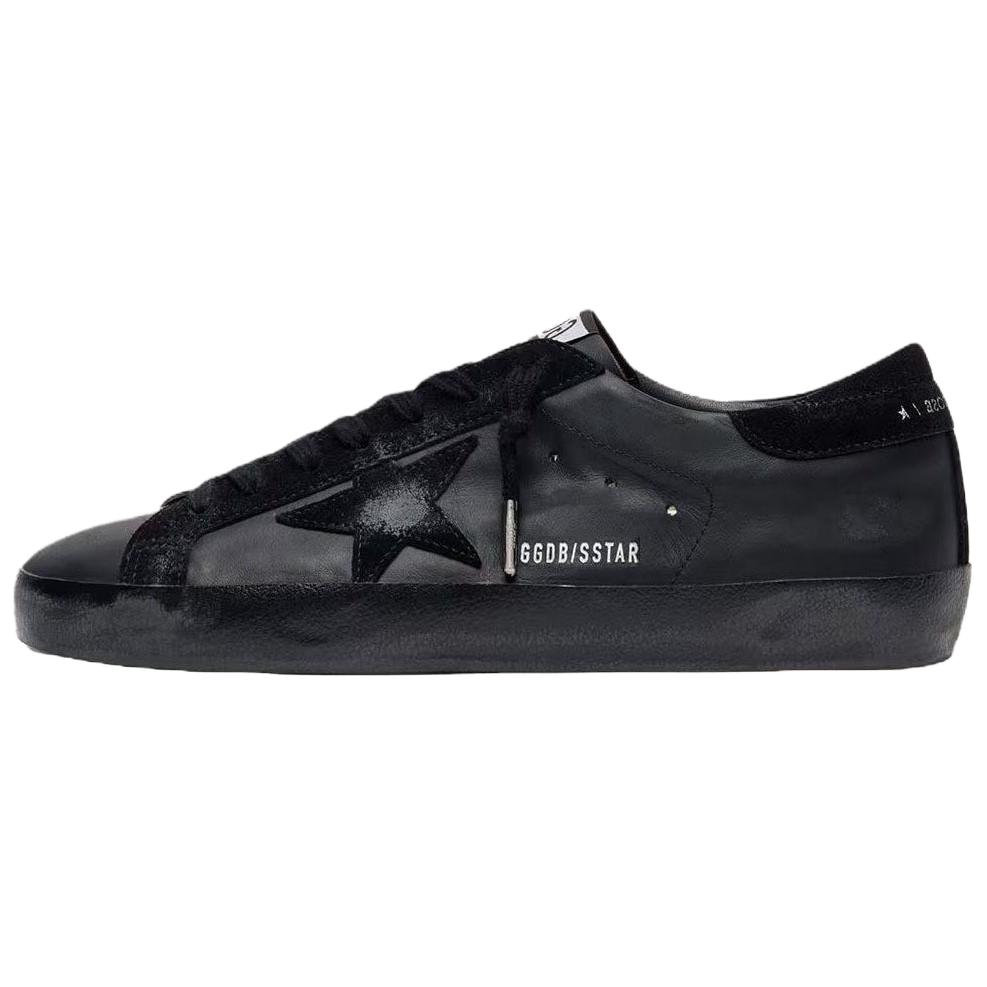 Мужские кеды Golden Goose Super-Star (черный)