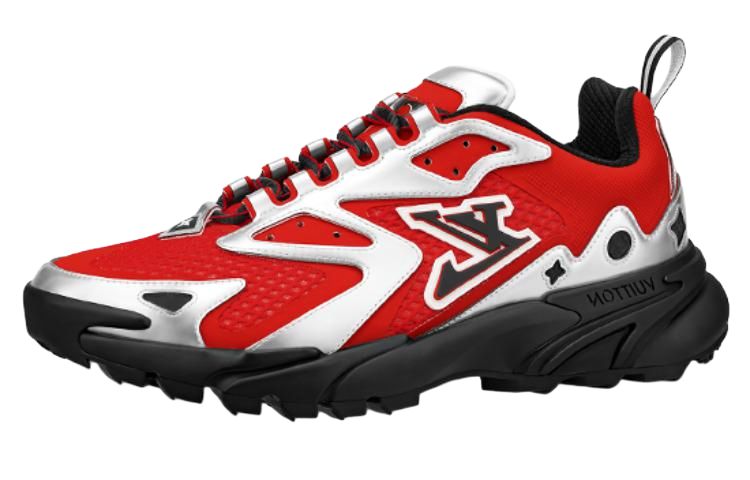 LOUIS VUITTON Runner Tatic Low top Casual Shoes Men's Red