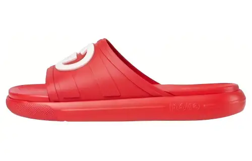 Gucci Slide 'Interlocking G - Maple Red'