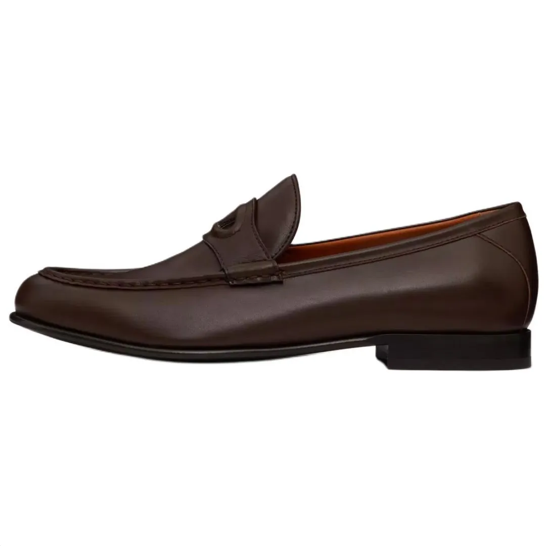 Valentino Vlogo The Bold Edition Loafers Men's Brown