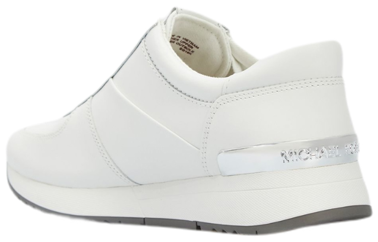Женские кроссовки MICHAEL KORS Leather Casual (белые) — фото 3