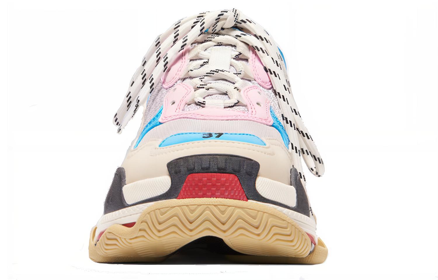 Женские кроссовки Balenciaga Triple S (бежевые) — фото 4