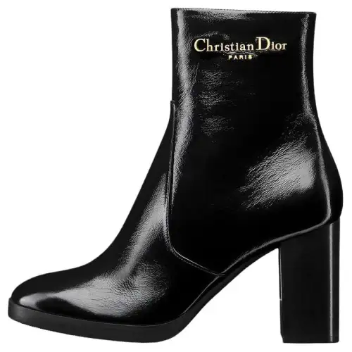 DIOR D Town Ankle Boots 8cm Women's Black