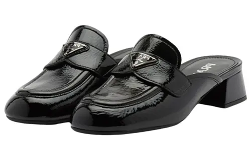 PRADA Mocassini Stylish Sandal Women's Black