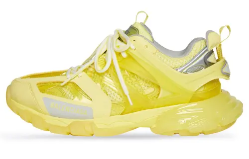 Balenciaga Track Mesh Low top Chunky Sneakers Women's Yellow