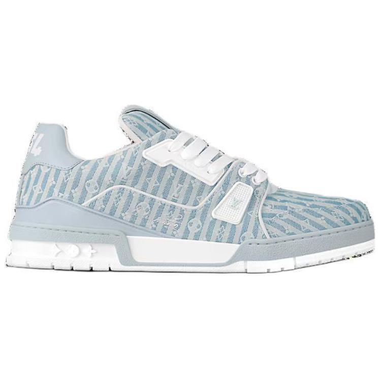 Мужские кеды Louis Vuitton Trainer (синие) — фото 2