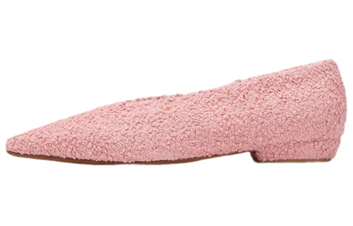Bottega Veneta Almond Sheepskin Casual Shoes Women's Pink