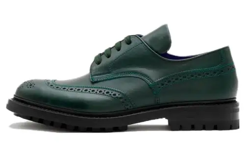 Burberry Devon Men's Casual Shoes Men's Green Black