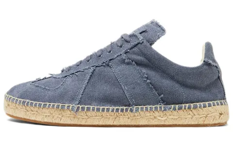 Maison Margiela Replica German Army Trainers Stylish Skateboarding Shoes Men's Royal Blue