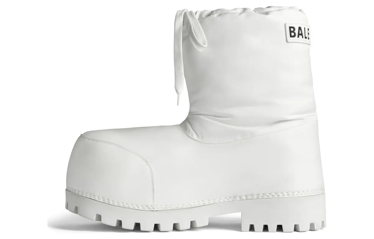 Balenciaga Alaska Low Boots 'White' Women's
