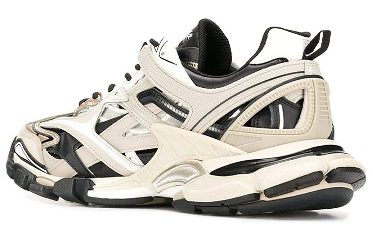Мужские кроссовки Balenciaga Track 2.0 (черно-коричневые) — фото 3