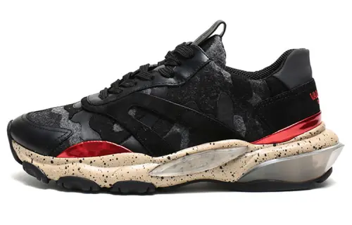 Valentino Bounce Low top Chunky Sneakers Men's Black