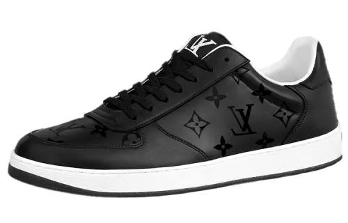 LOUIS VUITTON Rivoli Sneakers 'Black Monogram With White'