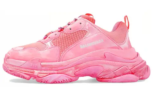Balenciaga Triple S Faded Dark Pink Women's