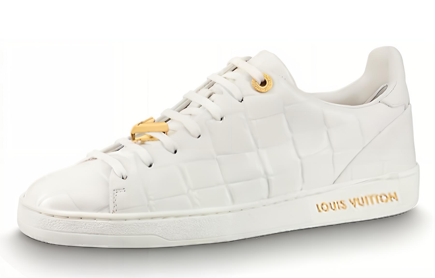 LOUIS VUITTON Frontrow Sneakers 'All White' Women's