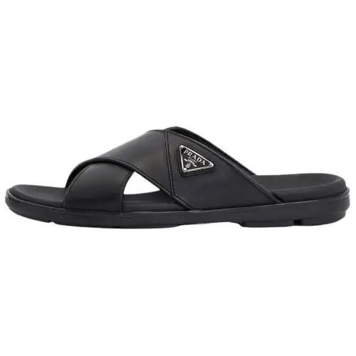 PRADA Slide Slippers Men's Black