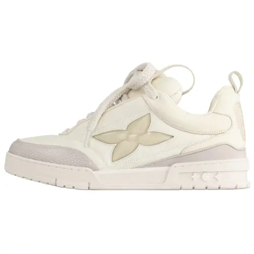 LOUIS VUITTON Skate Low top Skateboard Shoes Men's Beige