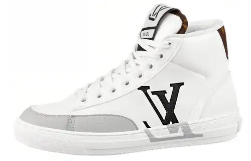 LOUIS VUITTON Charlie Ankle Sneakers 'White Grey Black' Women's