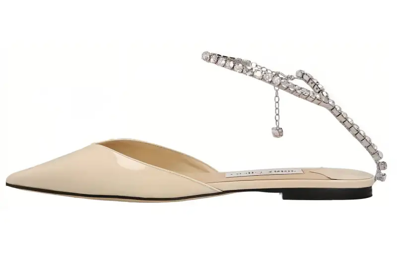 Jimmy Choo Saeda Women's Casual Shoes Women's White