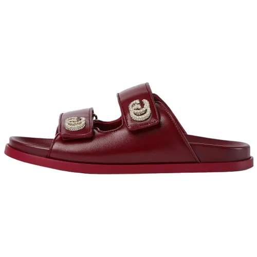 GUCCI Slide Slippers Women's Red